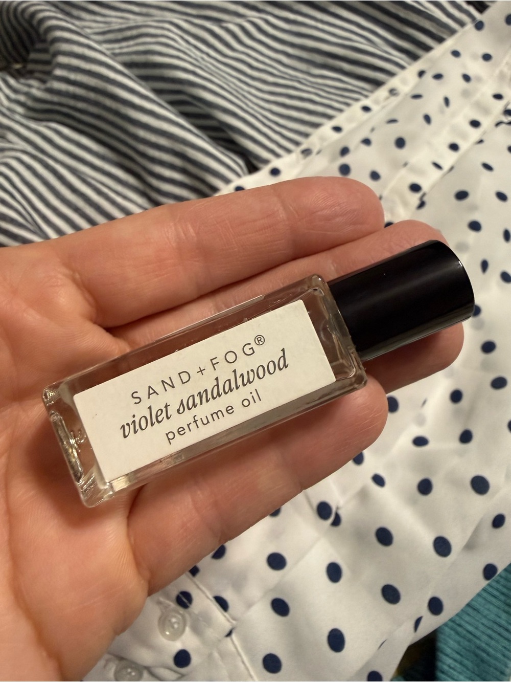 SAND+FOG Violet Sandalwood Perfume Oil - Clear Roll-On